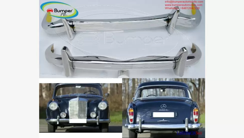 Mercedes W180 220S Cariolet bumpers (1954-1960)