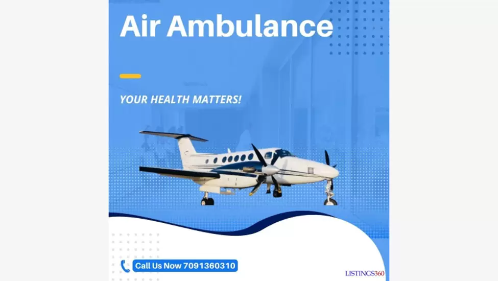 Top and Best Air Ambulance Service from Dibrugarh by King Air Ambulance