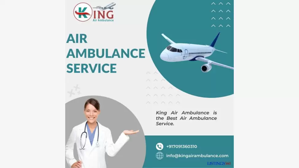 Get The Best Air Ambulance Service in Raipur by King Air Ambulance