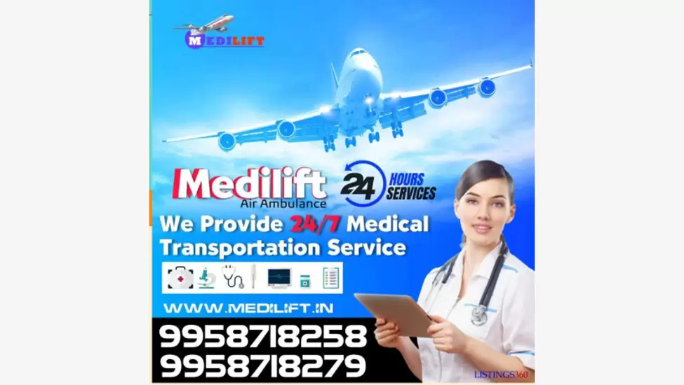 Utilize Air Ambulance Patna to Chennai by Medilift with World Class Medical Team
